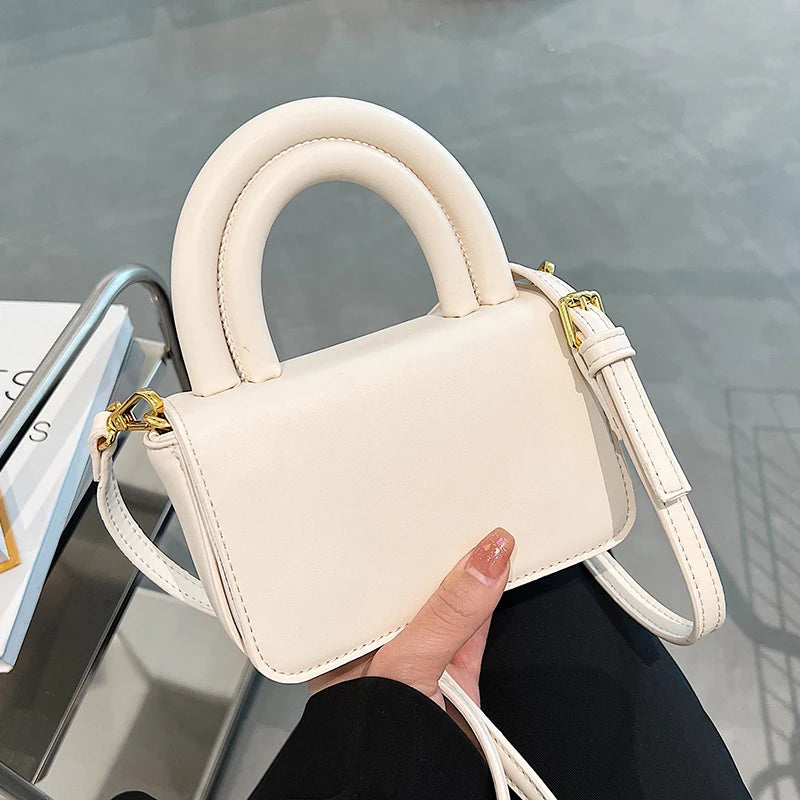 Spring Mini Shoulder Bag Women Solid All-match Square Handbags