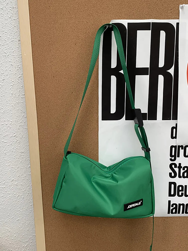 Spring Women's Shoulder Bag Oxford Cloth Large Capacity Casual Crossbody Bags