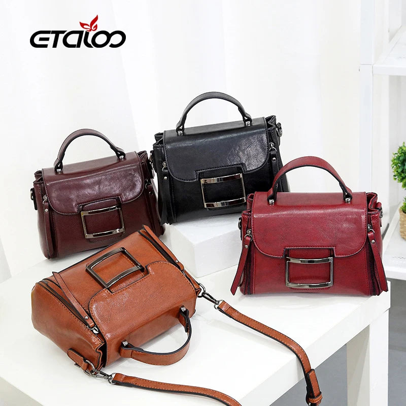 Spring Vintage Crossbody Bag Small Women's Shoulder Messenger Bag Female