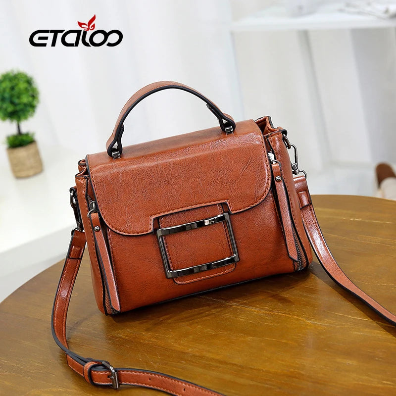 Spring Vintage Crossbody Bag Small Women's Shoulder Messenger Bag Female
