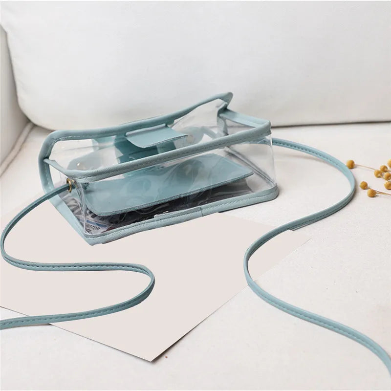Women's Transparent Sling Bag PVC Shoulder Bag