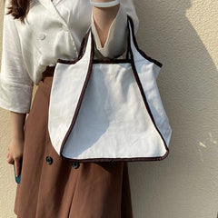 Japanese Canvas Armpit Bag Retro Women's Shoulder Bag