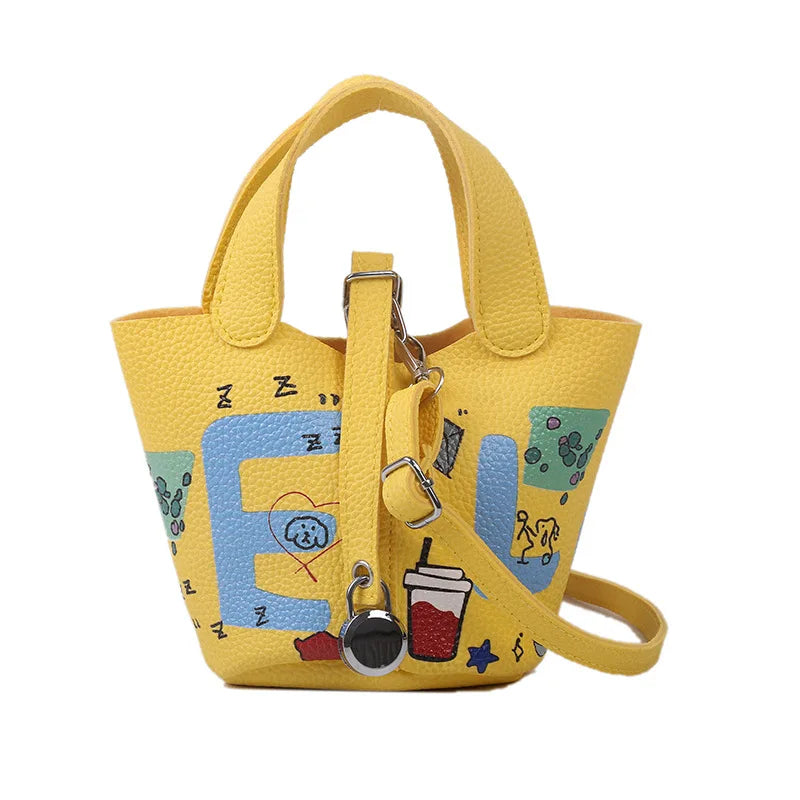 Spring Summer Women Bags Printed Messenger Shoulder Portable All-match Leisure B