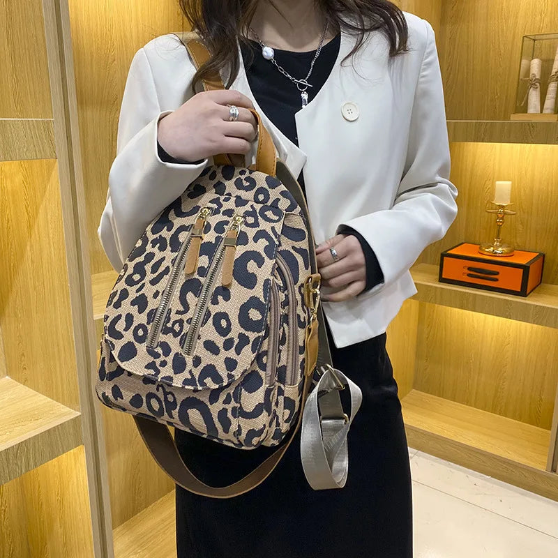 Summer Casual Oxford Women's High School Bag Lady Travel Backpack