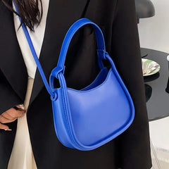 Women's PU Leather Handbag Short Handle Shoulder Bag