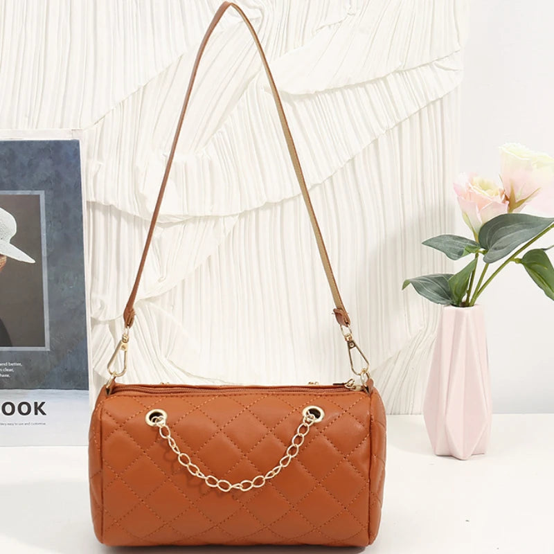 Summer Casual Rhombus Chain Women's Bag Messenger Shoulder Bag Handbag