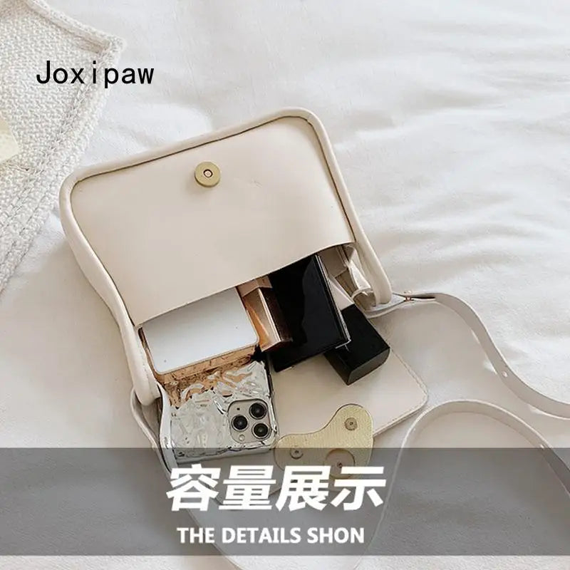 Women's Vintage Heart Hasp Crossbody Bag