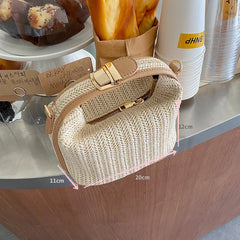 Summer Grass Casual Bucket Shoulder Bag for Women
