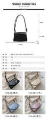 Summer Ladies Bag PU One-shoulder Small Square Bag