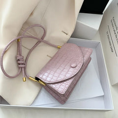 Summer Ladies Bag PU One-shoulder Small Square Bag