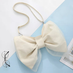 Summer Lightweight Women Bag Small Bow Messenger