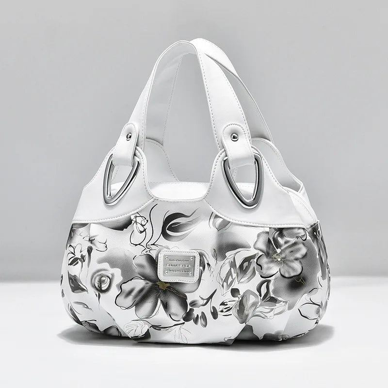 Summer Printing Large-Capacity Hand-Held Diagonal Bag Hangbag