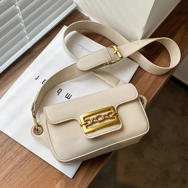 Summer Shoulder Crossbody Bag Women All-match Mini Chest Bags Solid Handbags