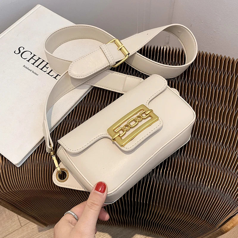 Summer Shoulder Crossbody Bag Women All-match Mini Chest Bags Solid Handbags