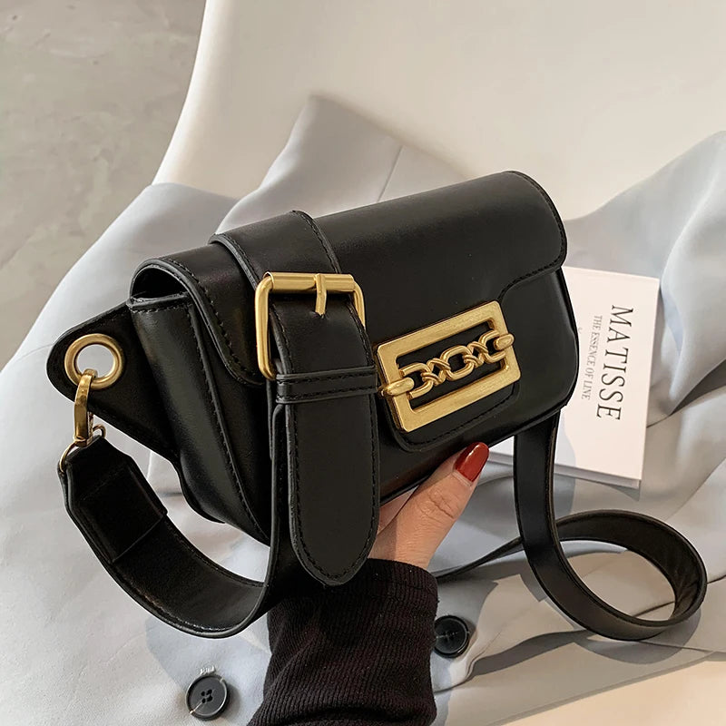 Summer Shoulder Crossbody Bag Women All-match Mini Chest Bags Solid Handbags