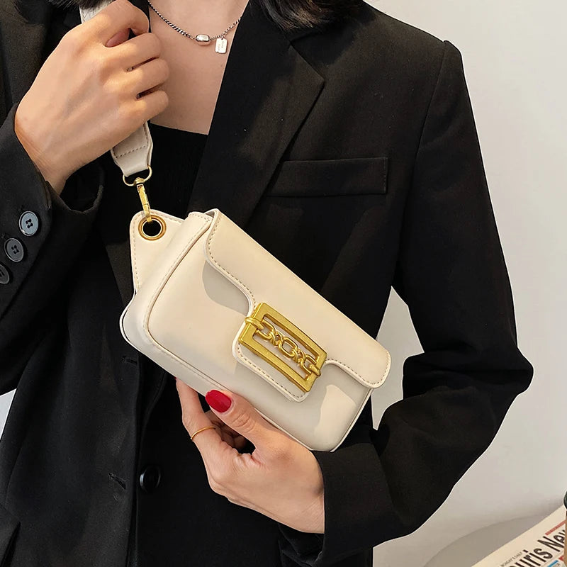 Summer Shoulder Crossbody Bag Women All-match Mini Chest Bags Solid Handbags