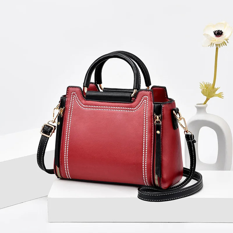 Summer Temperament Ladies Handbag PU Messenger Bag Women