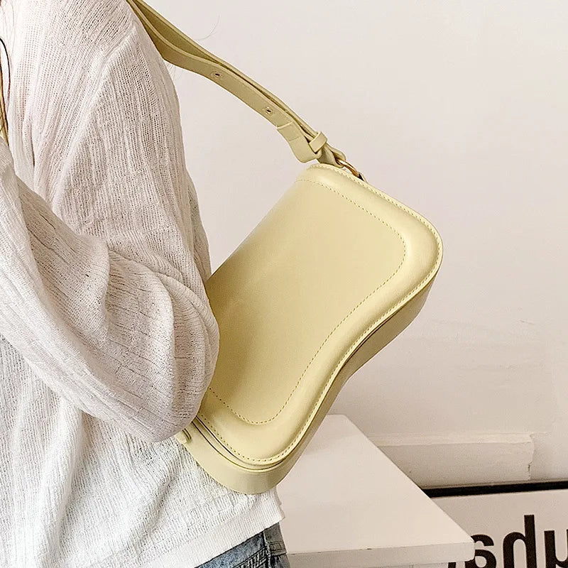 Summer Underarm Bag PU Leather Shoulder Bags for Women Handbags