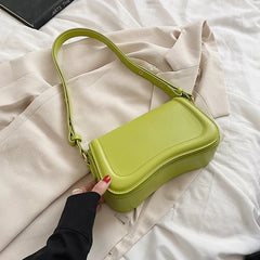 Summer Underarm Bag PU Leather Shoulder Bags for Women Handbags
