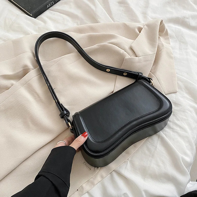 Summer Underarm Bag PU Leather Shoulder Bags for Women Handbags