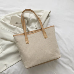 Summer Vintage Large Capacity Beach Straw Shoulder Bag for Women