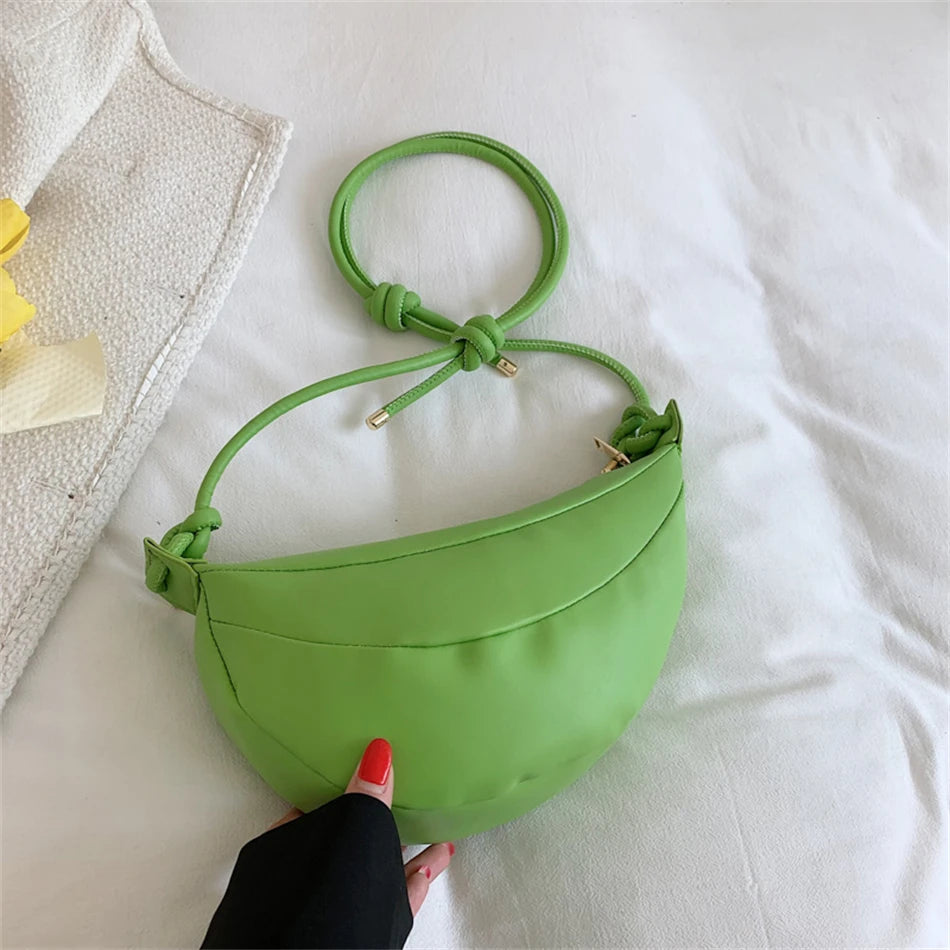 Summer Women's Saddle Bag Soft Leather Lady Hobos Purses Handbags