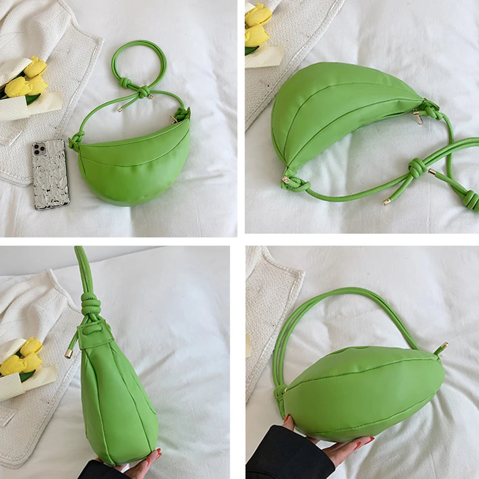 Summer Women's Saddle Bag Soft Leather Lady Hobos Purses Handbags