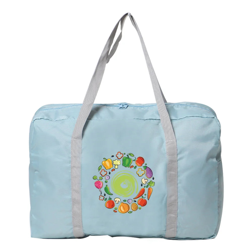 Summer Women's Single Shoulder Luggage Bag Foldable Travel Bag