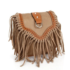 Tassel Messenger Bag European American Retro Shoulder Bag