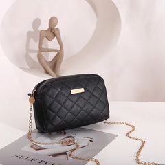 Small Messenger Bag Lingge Embroidery Crossbody Bag