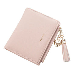 Small Leather Women Wallets Zipper Purses Clutch