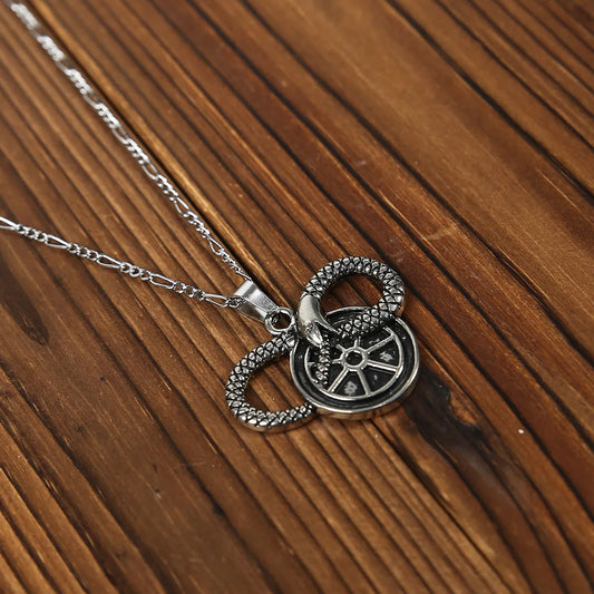 Vintage Wheel of Time Necklace