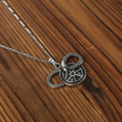 Vintage Wheel of Time Necklace