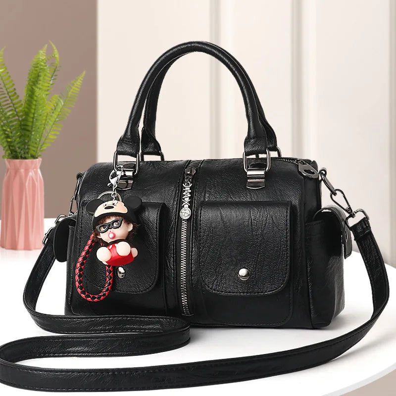 Waterproof Travel Bag PU Handbag Sturdy Sports Luggage