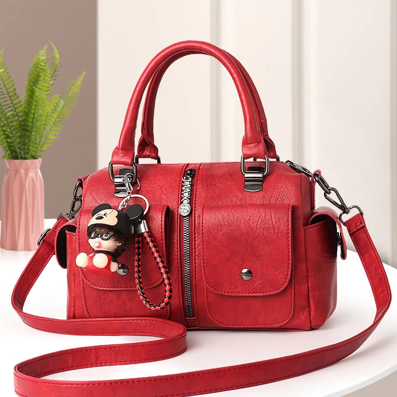 Waterproof Travel Bag PU Handbag Sturdy Sports Luggage