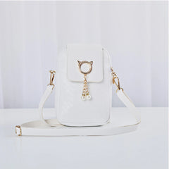 Women's Mini Shoulder Messenger Bag with Key Case