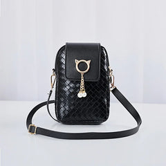 Women's Mini Shoulder Messenger Bag with Key Case