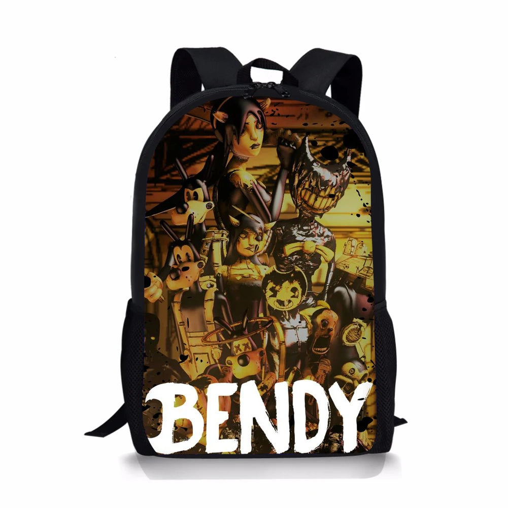 Bendy-Ink-Machine Print Children's Backpack