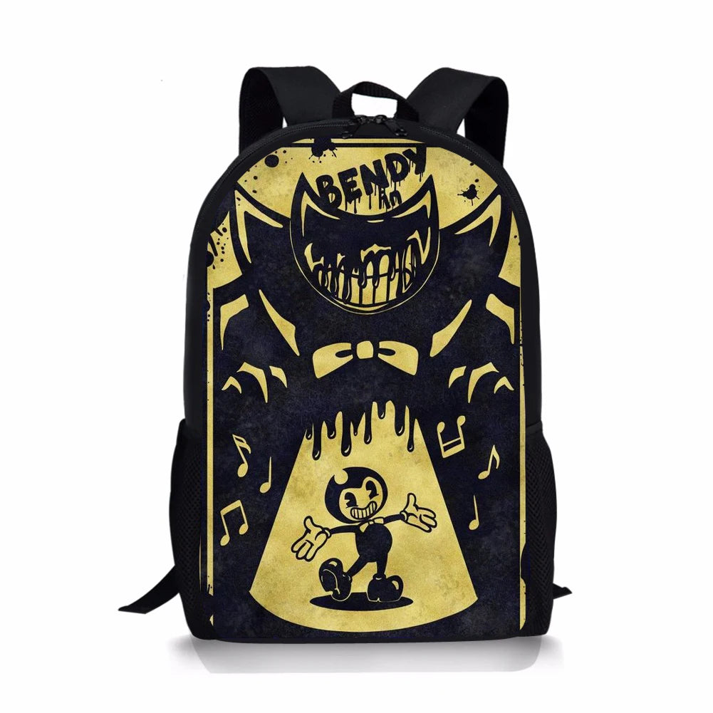 Bendy-Ink-Machine Print Children's Backpack