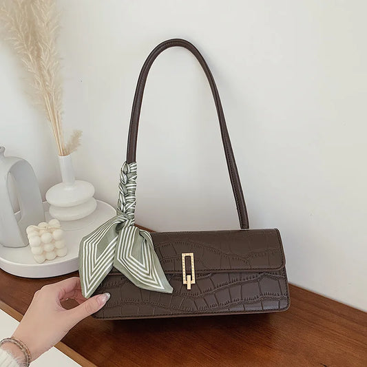 Versatile Baguette Ladies Underarm Shoulder Leisure Handbag