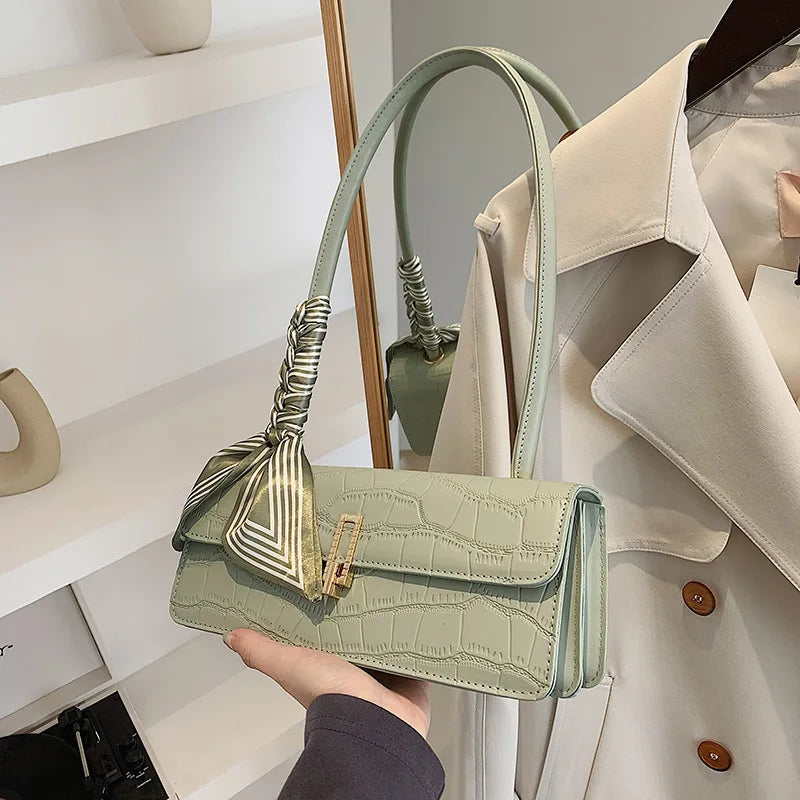 Versatile Baguette Ladies Underarm Shoulder Leisure Handbag