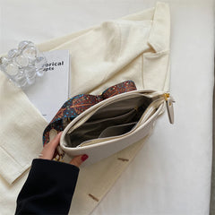 Texture Shoulder Womens Hand Bags Small Size