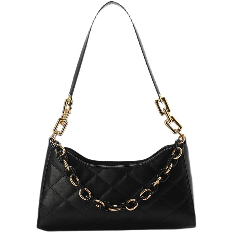 Fashionable Rhombus Chain Bag Women's Shoulder Messenger Bag