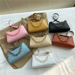 Fashionable Rhombus Chain Bag Women's Shoulder Messenger Bag