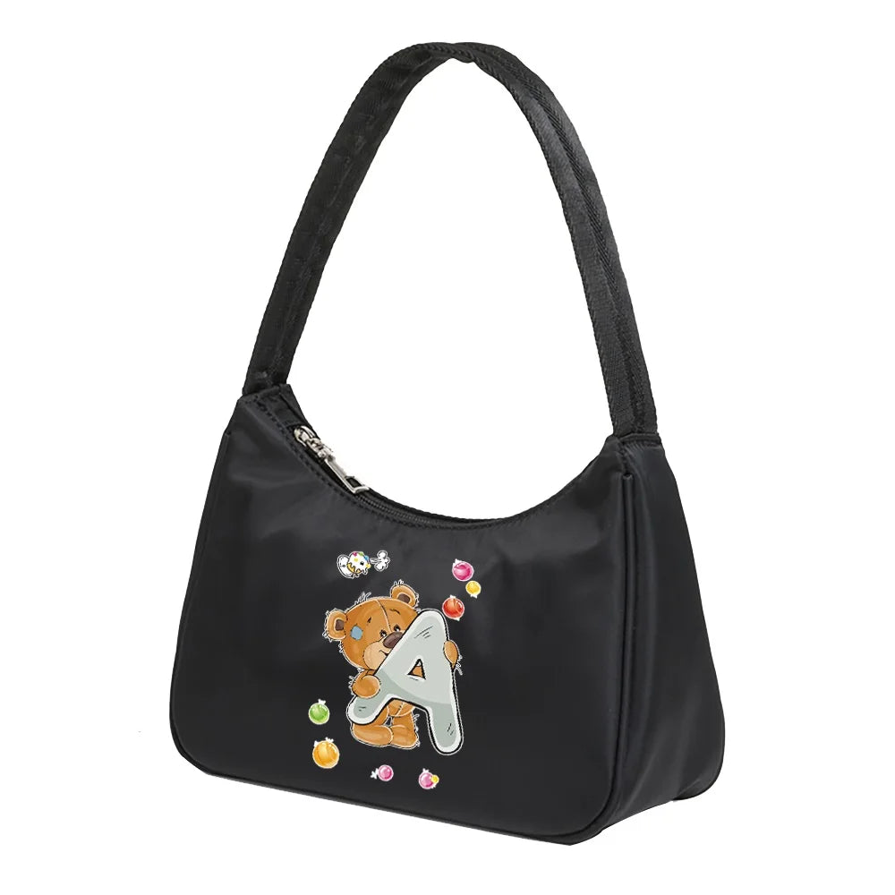 Women Shoulder Bags Retro Street Handbag All-match Casual Commute Organizer Bag