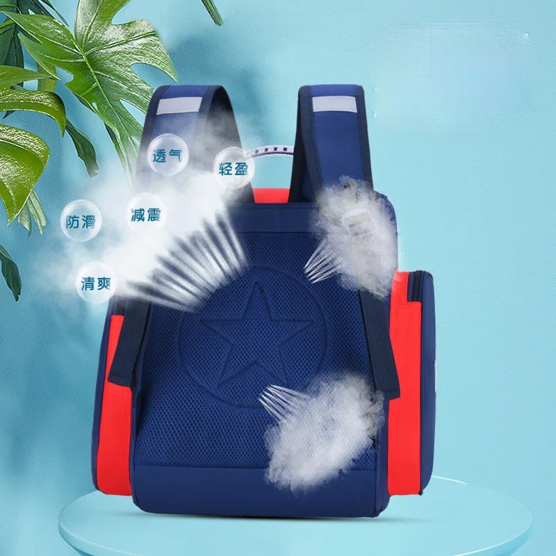 Waterproof Kids School Bag Orthopedic Backpack for Boys Girls
