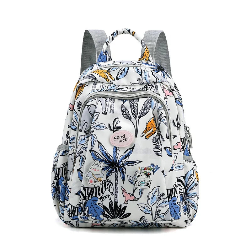 Waterproof Nylon Diaper Bag Mommy Backpack for Mom and Baby