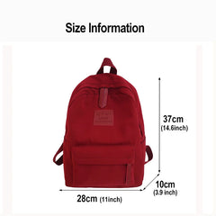 Waterproof Nylon Backpack High School Student School Bag Women Backpacks