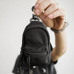 Waterproof Oxford Women Mini Backpack Headphones Key Bag Pendant School Bag