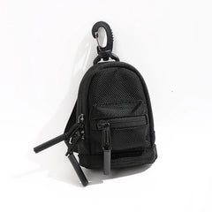 Waterproof Oxford Women Mini Backpack Headphones Key Bag Pendant School Bag
